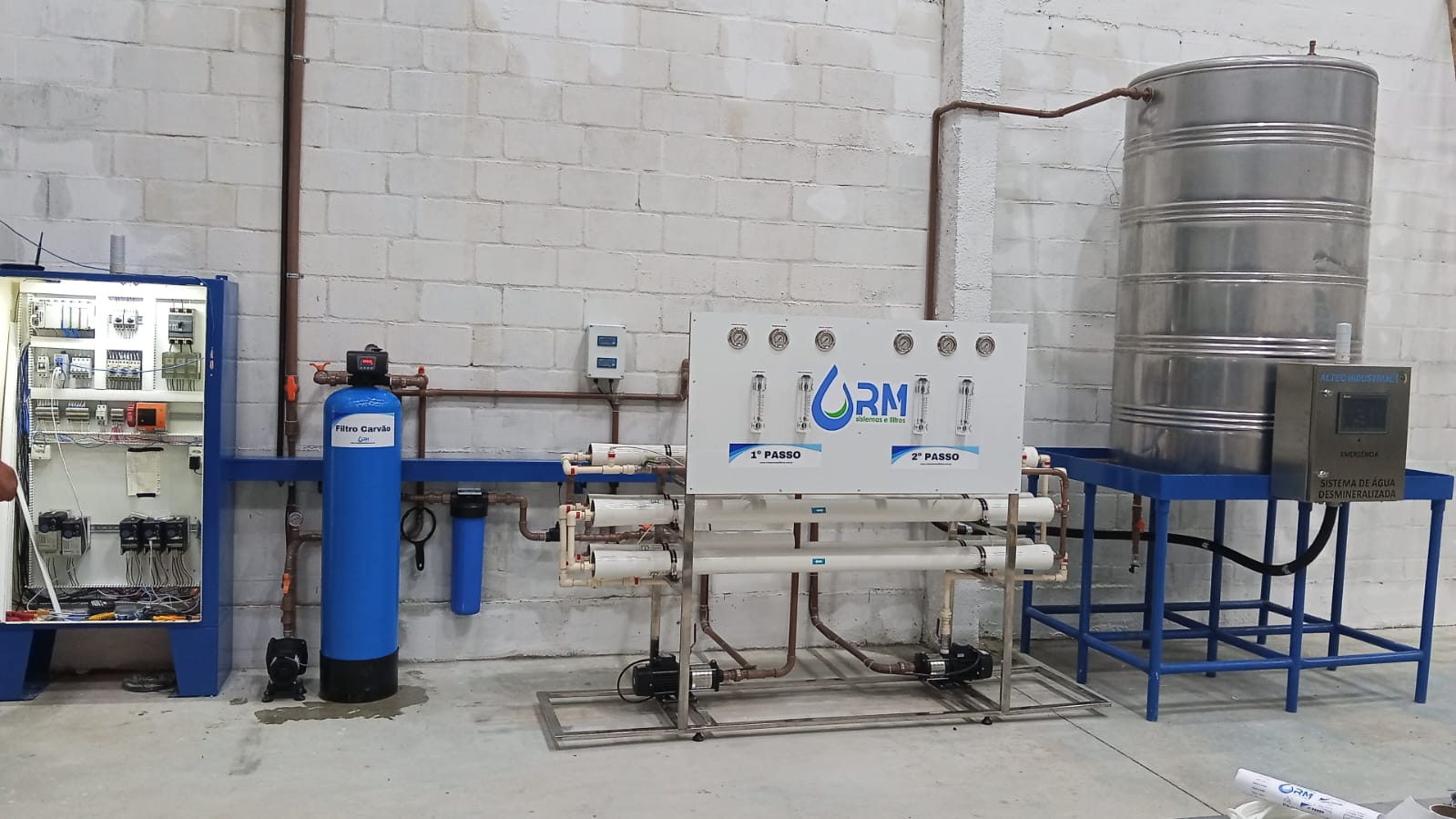 Sistema Duplo Passo Indústria Química