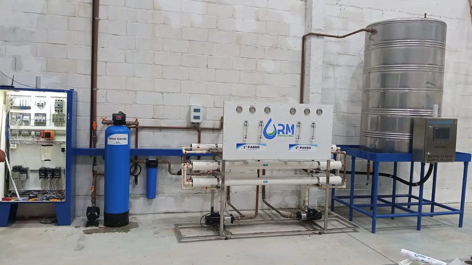 Sistema Duplo Passo Indústria Química